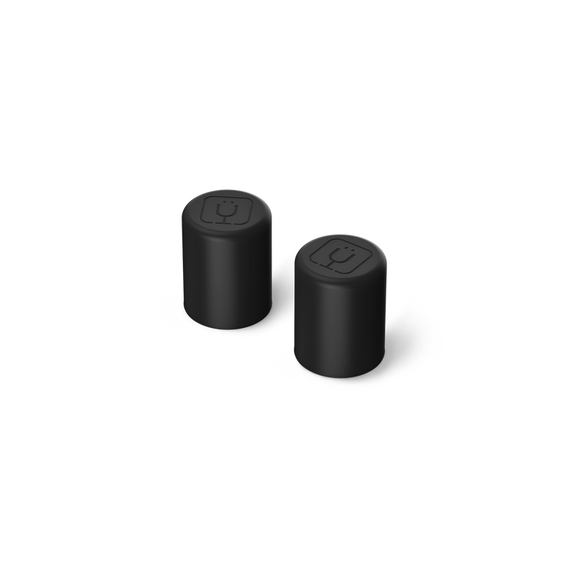 Magnetic Straw Cover | Black | 2-Pack K4
